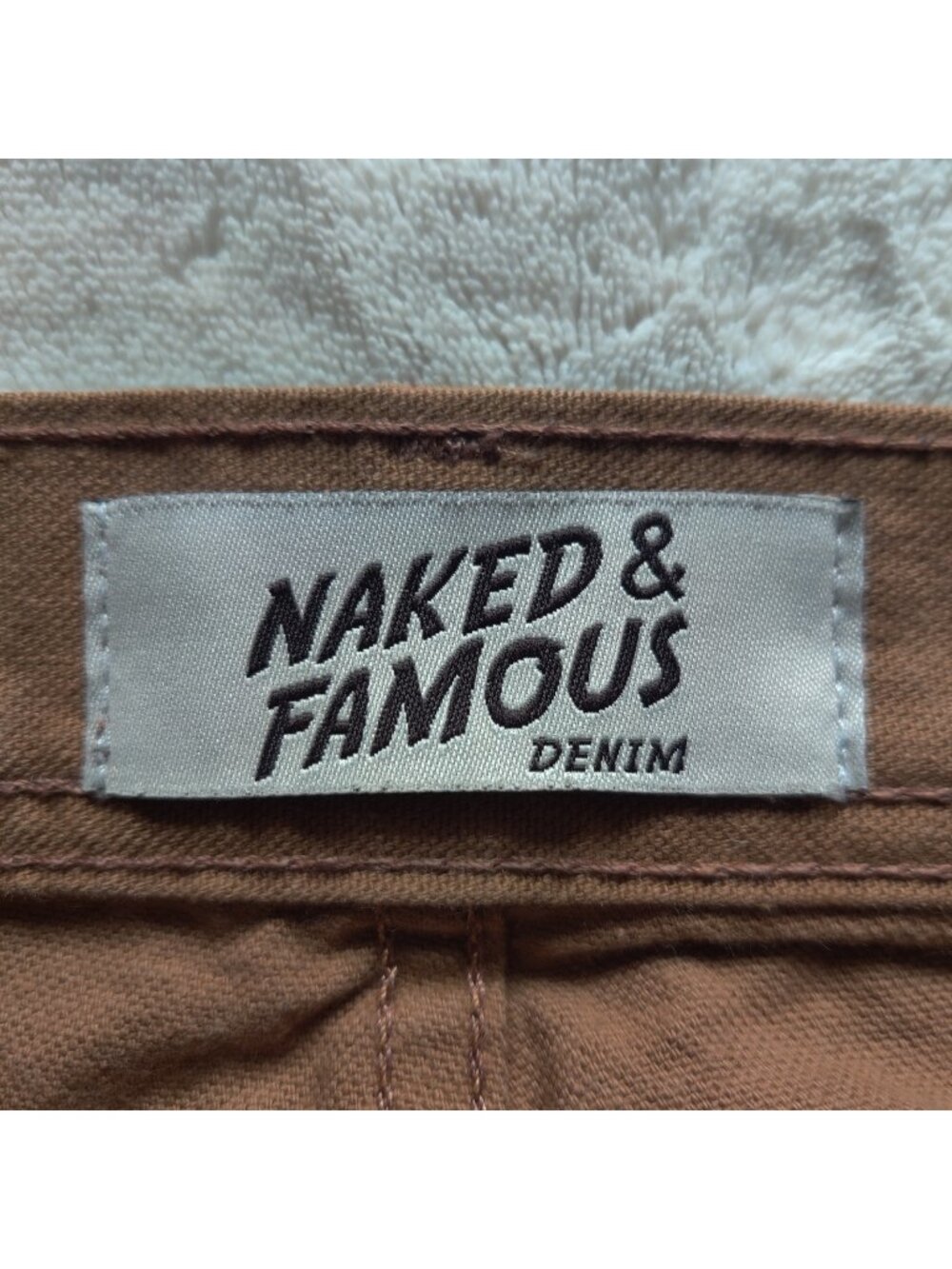 Naked and Famous Weird Guy Duck Canvas selvedge Pants